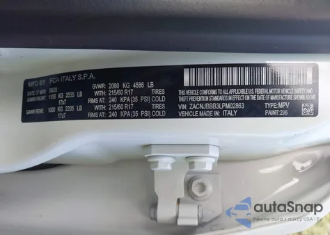 2020 Jeep Renegade Latitude 4X4 from USA, damaged, VIN ZACNJBBB3LPM02863